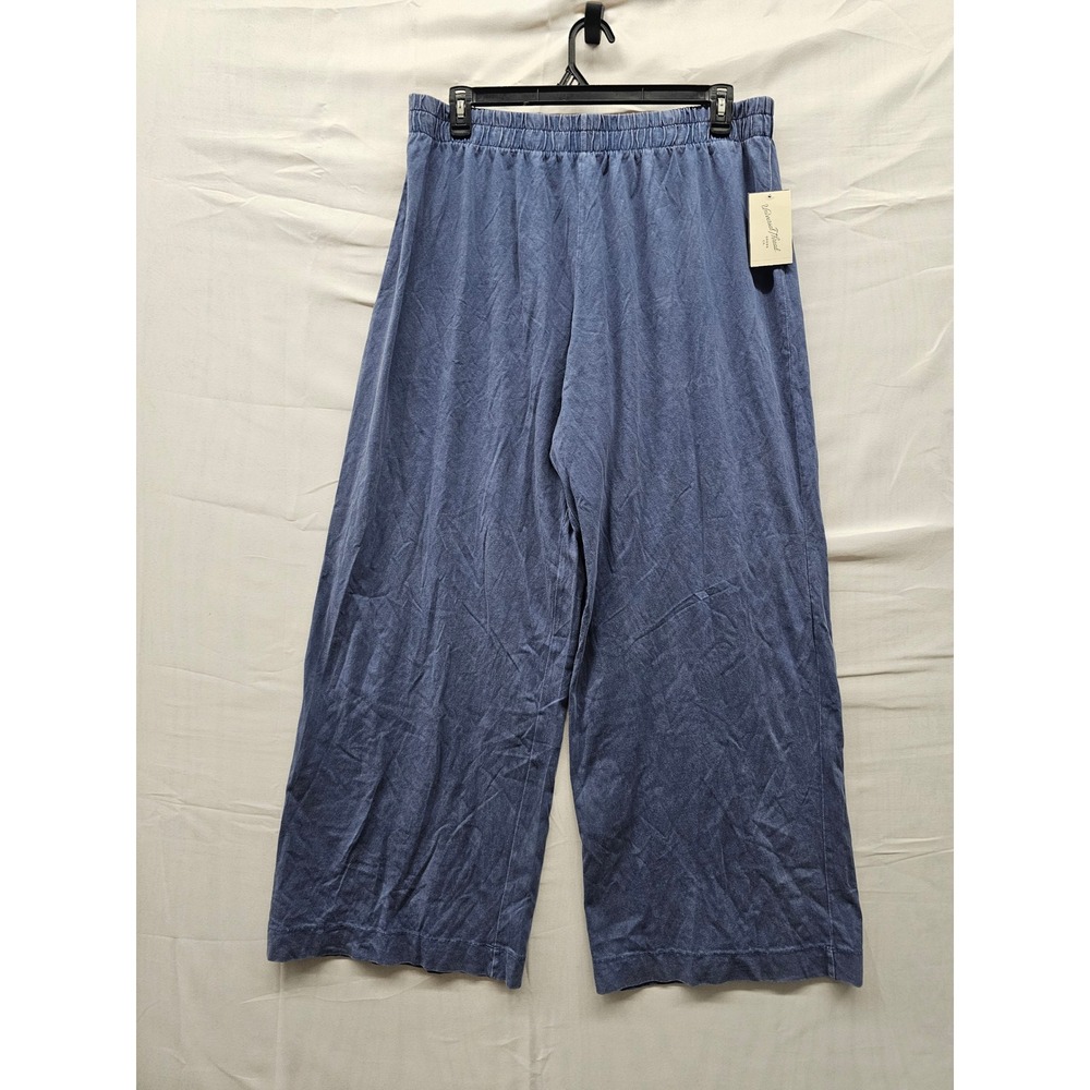 Universal Thread Womens Wide Leg Pants Blue Cotton Casual Size XXL